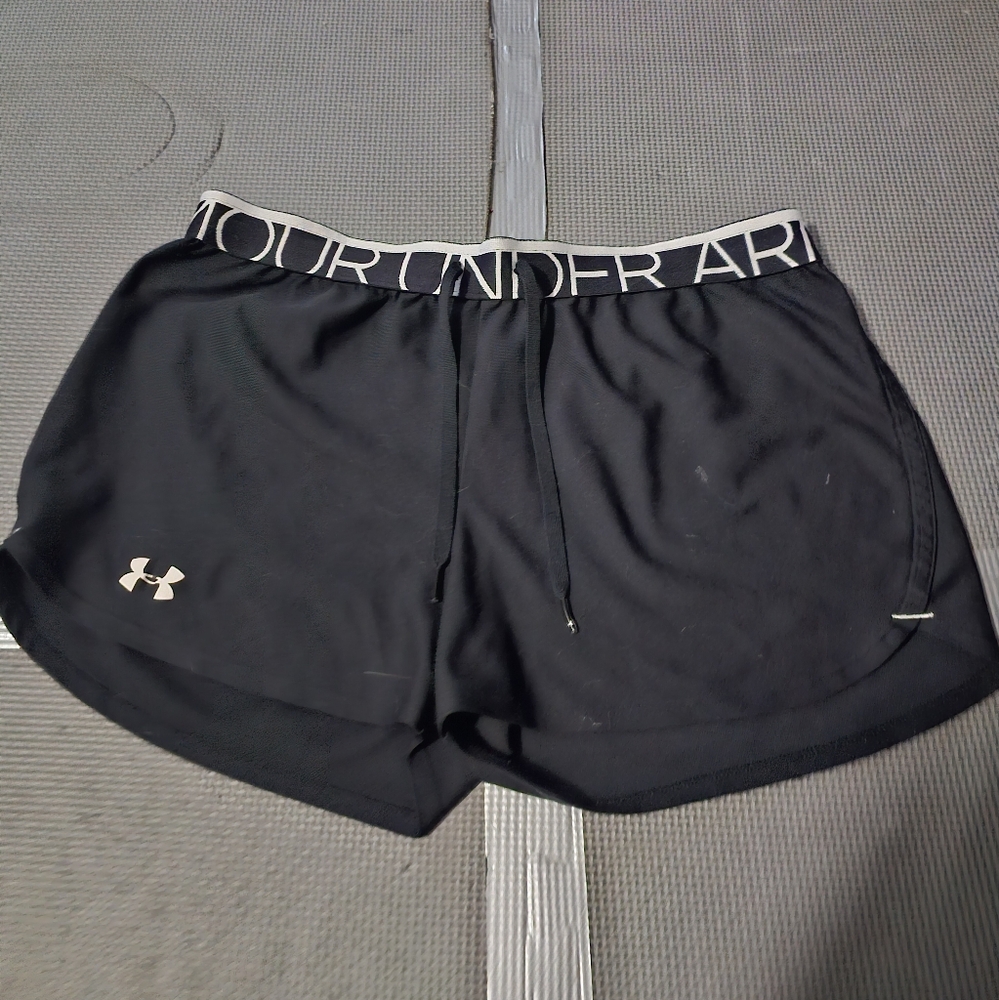 Black Under Armour Heat Gear Shorts